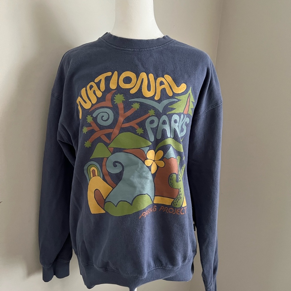 Parks Project Blue Graphic Sweatshirt
